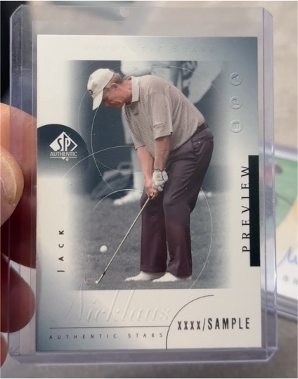 2001 Upper Deck SP Authentic Preview #35 Jack Nicklaus — front