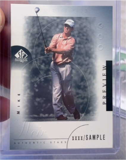 2001 Upper Deck SP Authentic Preview #26 Mike Weir — front