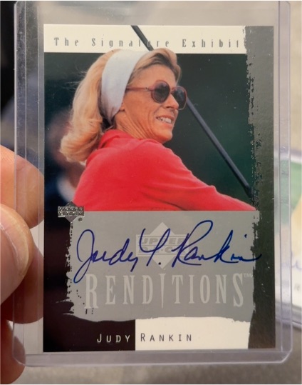 2003 Upper Deck Renditions The Signature Exhibit #JR Judy Rankin — front