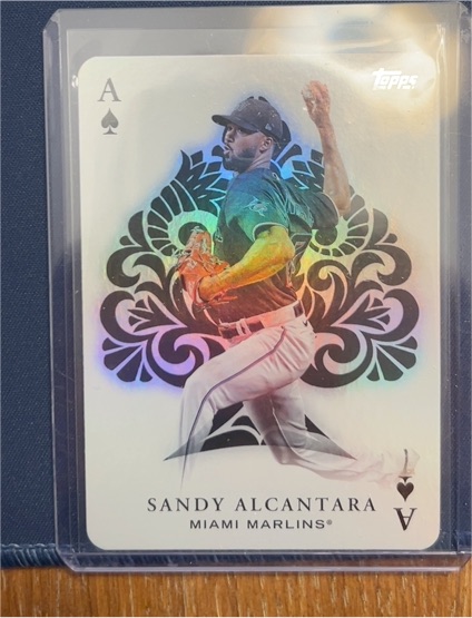 2023 Topps Series 1 All Aces #AA-17 Sandy Alcantara — front