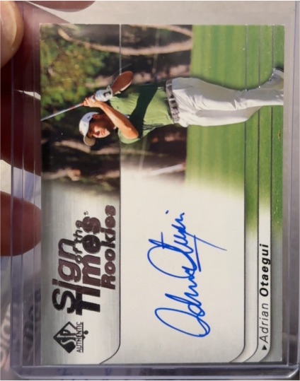 2021 Upper Deck SP Authentic Sign of the Times Rookies #76 Adrian Otaegui — front