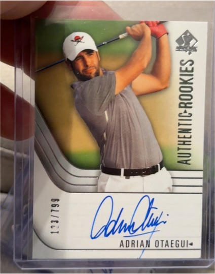 2021 Upper Deck SP Authentic Rookies #76 Adrian Otaegui — front