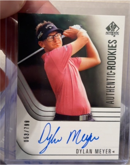 2021 Upper Deck SP Authentic #99 Dylan Meyer — front