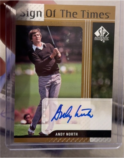 2012 Upper Deck SP Authentic Sign of the Times #ST-AN Andy North — front