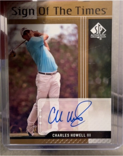 2012 Upper Deck SP Authentic Sign of the Times #ST-CH Charles Howell III — front