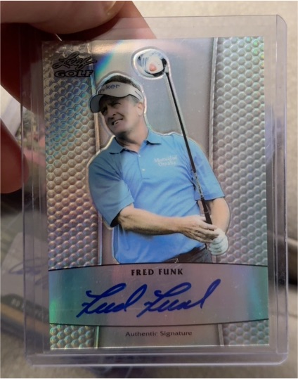 2011 Leaf Metal #BA-FF1 Fred Funk — front