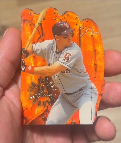 1994 Flair Hot Gloves #9 Tim Salmon — front