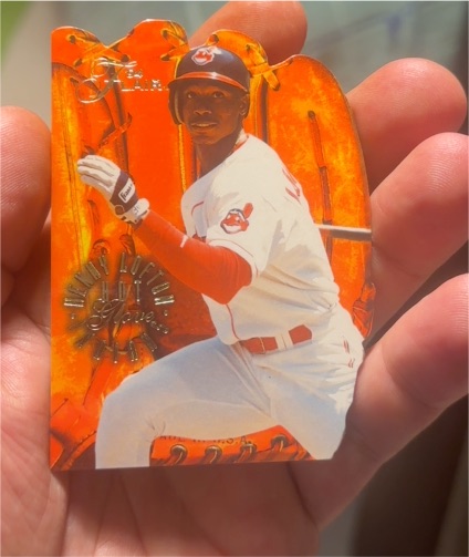 1994 Flair Hot Gloves #4 Kenny Lofton — front