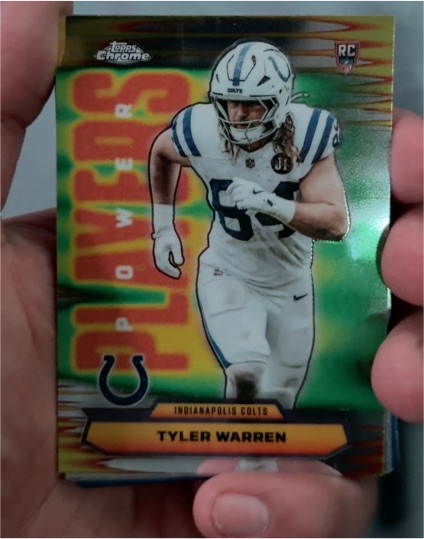 2025 Topps Chrome Power Players #PP-35 Tyler Warren — front