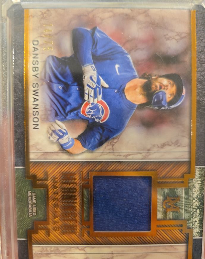 2025 Topps Museum Collection #MMR-DS Dansby Swanson — front