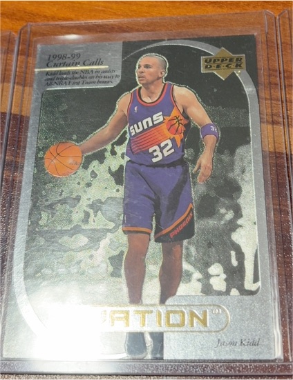 1999-00 Upper Deck Ovation #CC7 Jason Kidd Curtain Calls — front