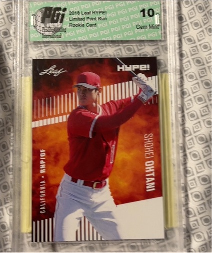 2018 Leaf HYPE! #10 Shohei Ohtani — front