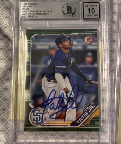 2019 Bowman Prospects #BP-25 Fernando Tatis Jr. — front