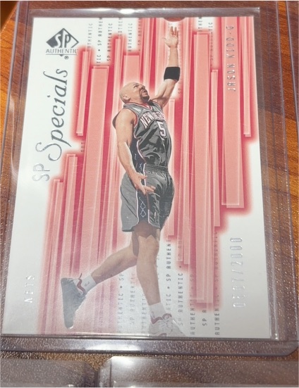 2001-02 Upper Deck SP Authentic SP Specials #154 Jason Kidd — front