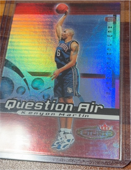 2000-01 Fleer Futures Question Air #QA1 Kenyon Martin — front