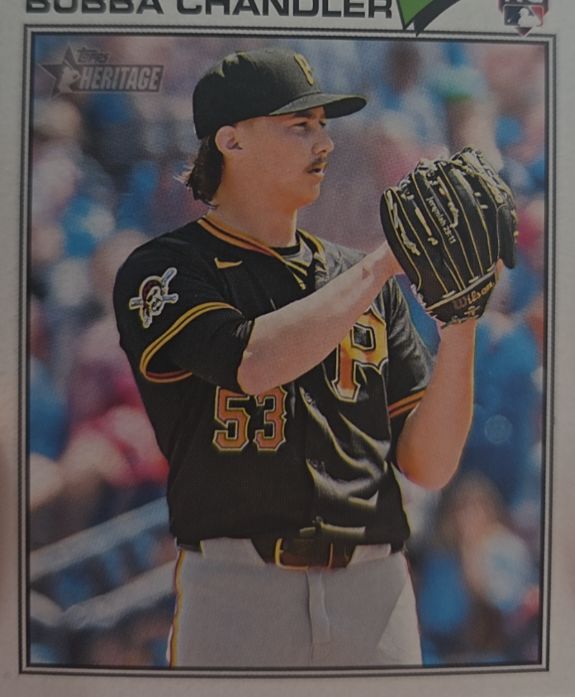 2026 Topps Heritage #265 Bubba Chandler — front