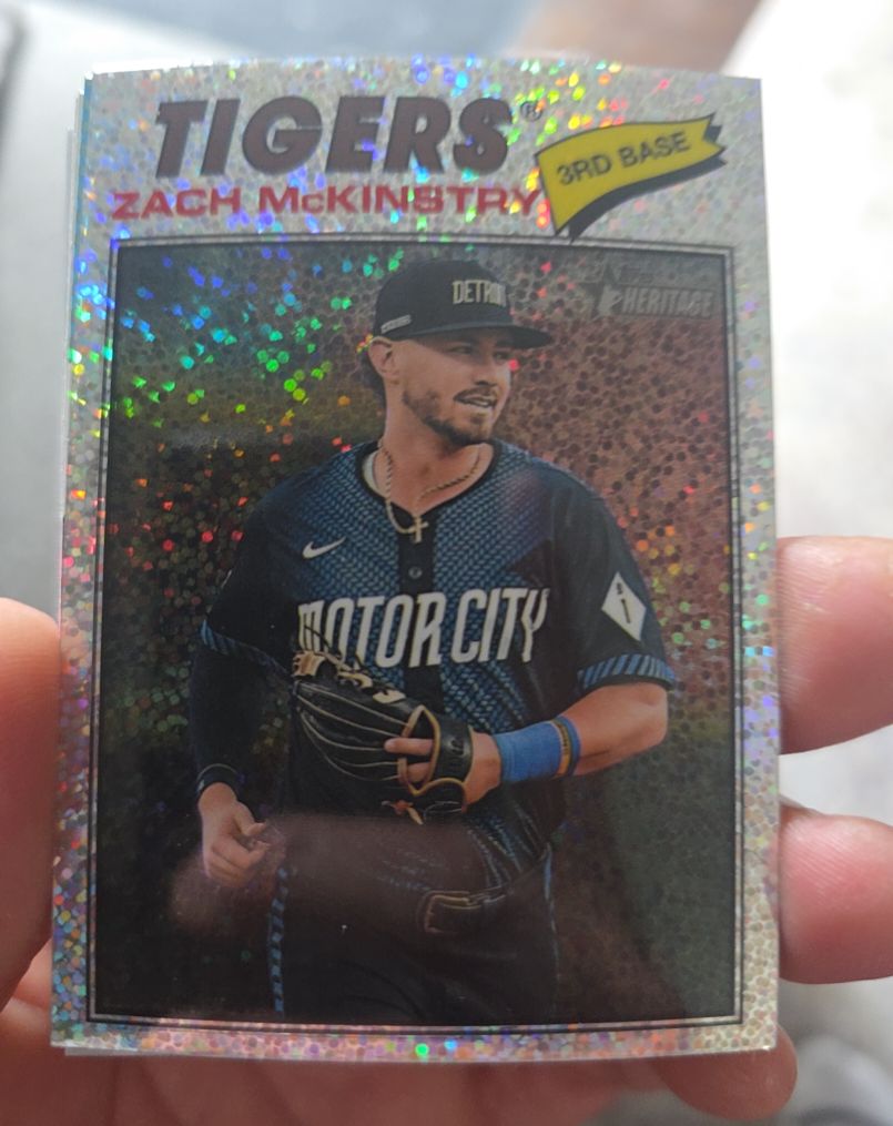 2026 Topps Heritage #398 Zach McKinstry — front
