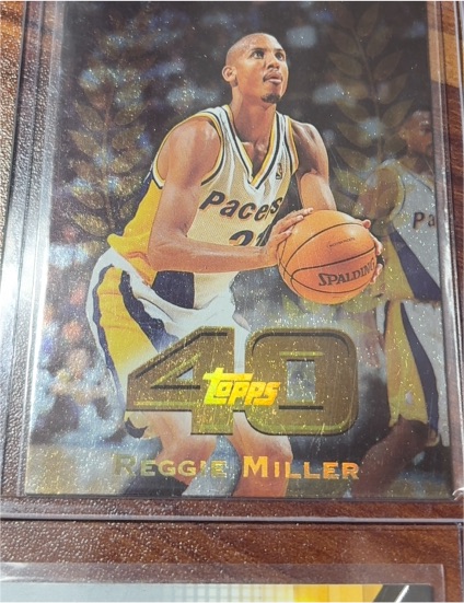 1997-98 Topps 40 #T40-8 Reggie Miller — front