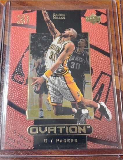 1999-00 Upper Deck Ovation #22 Reggie Miller — front