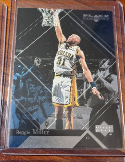 1999-00 Upper Deck Black Diamond #31 Reggie Miller — front