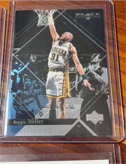 1999-00 Upper Deck Black Diamond #31 Reggie Miller — front