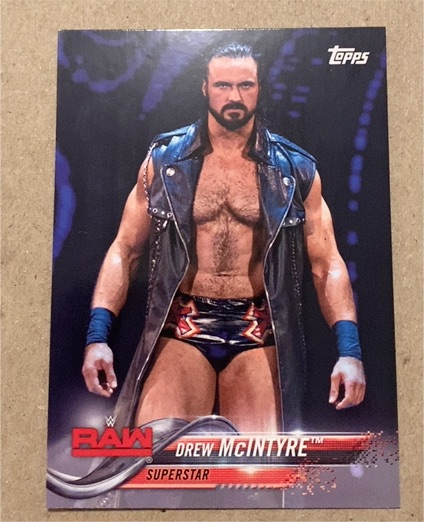 2019 Topps WWE Raw #27 Drew McIntyre — front