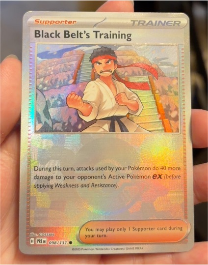 2025 Pokémon Black Belt's Training #098/131 — front