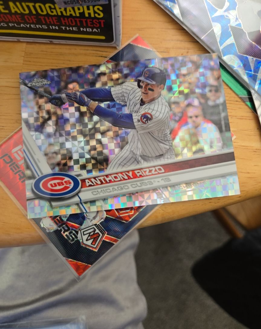 2017 Topps Chrome #173 Anthony Rizzo — front