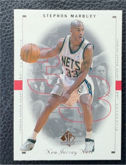 1998-99 SP Authentic #54 Stephon Marbury — front