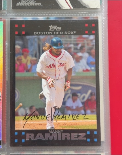 2007 Topps #BOS2 Manny Ramirez — front