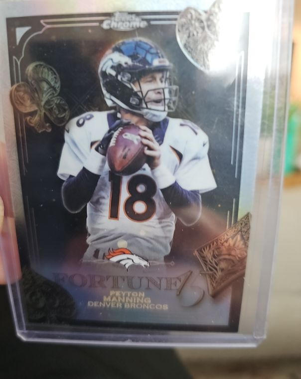 2015 Topps Chrome Fortune 15 #F15-33 Peyton Manning — front