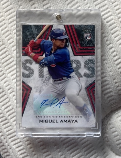 2023 Topps Update #BSA-AMA Miguel Amaya — front