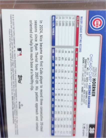 2025 Topps Chrome #107 Nico Hoerner — front