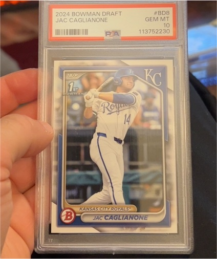 2024 Bowman Draft #BD8 Jac Caglianone — front