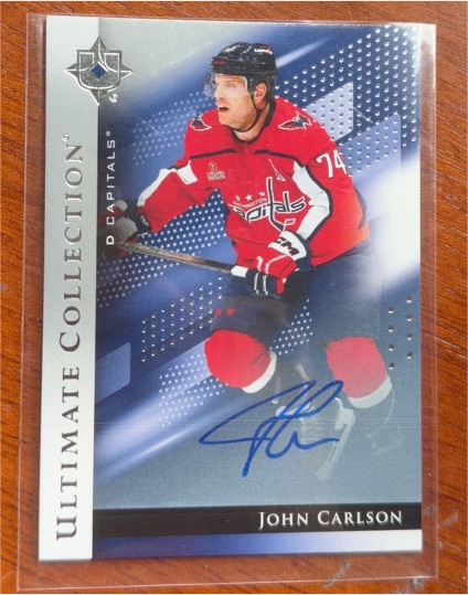 2023 Upper Deck Ultimate Collection John Carlson #D Capitals — front