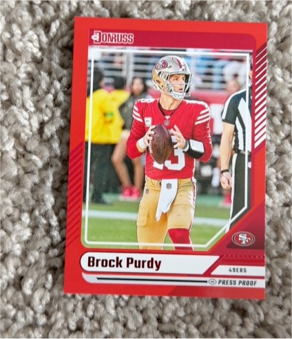 2024 Panini Donruss #150 Brock Purdy — front