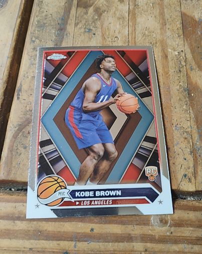 2024 Topps Chrome #18 Kobe Brown — front