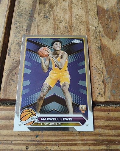 2024 Topps Chrome Basketball #16 Maxwell Lewis — front