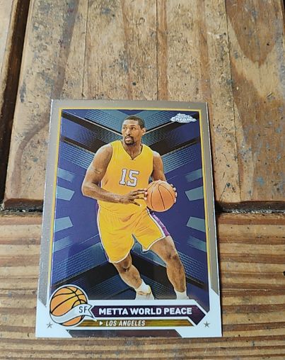 2023-24 Topps Chrome #13 Metta World Peace — front