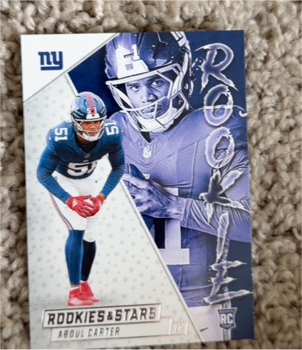 2025 Panini Rookies & Stars #1 Abdul Carter — front