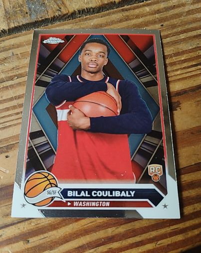 2023-24 Topps Chrome #171 Bilal Coulibaly — front