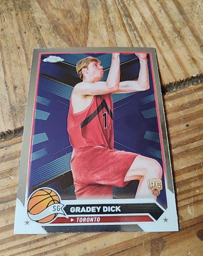 2023-24 Topps Chrome #169 Gradey Dick — front