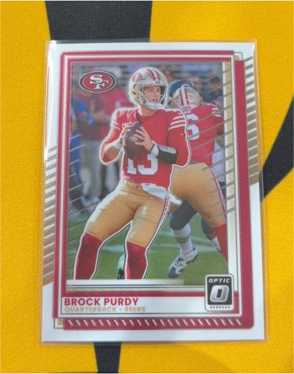 2025 Donruss Optic #38 Brock Purdy — front