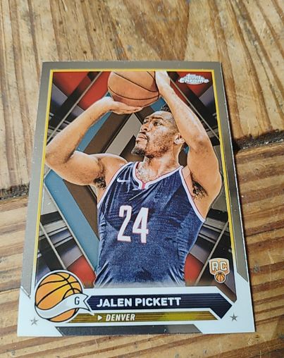 2023-24 Topps Chrome #165 Jalen Pickett — front