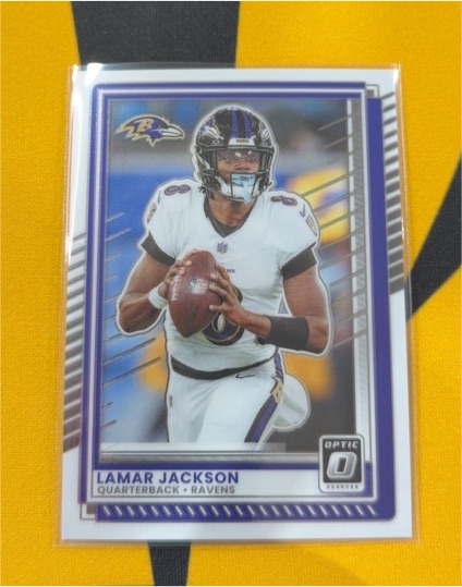 2025 Panini Donruss Optic #80 Lamar Jackson — front