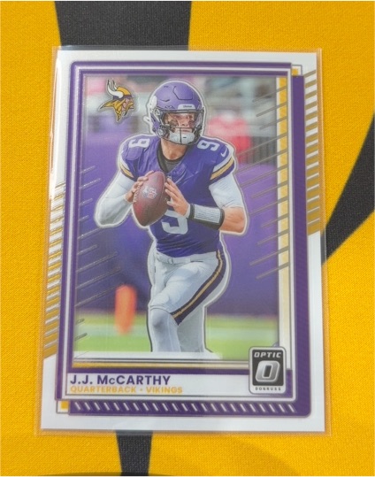 2025 Panini Donruss Optic #46 J.J. McCarthy — front
