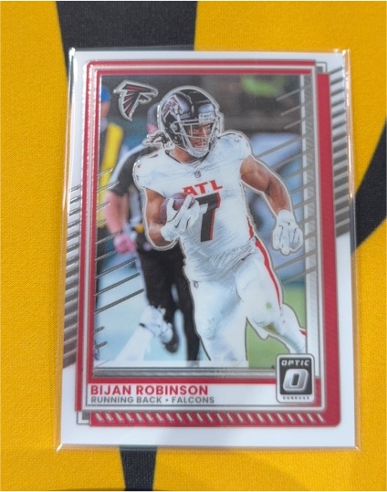 2025 Panini Donruss Optic #118 Bijan Robinson — front