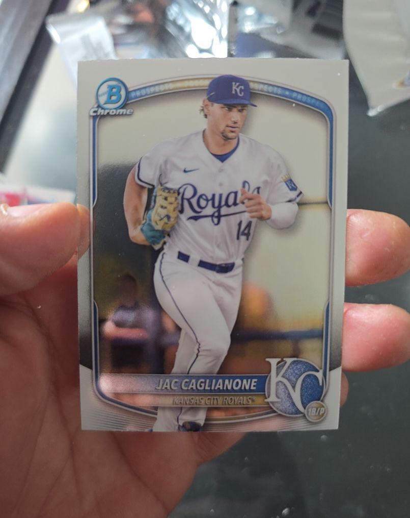 2025 Bowman Chrome Prospects #BCP-103 Jac Caglianone — front