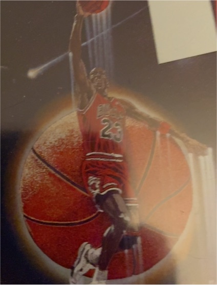 1996 Nitro Elite Michael Jordan Nitro Elite Dunking Over The World — front