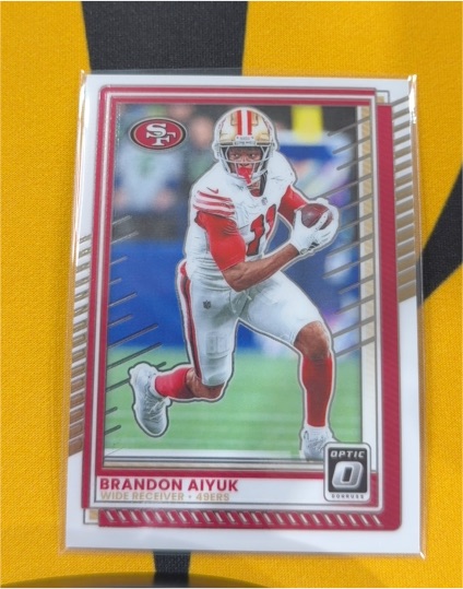 2025 Donruss Optic #168 Brandon Aiyuk — front